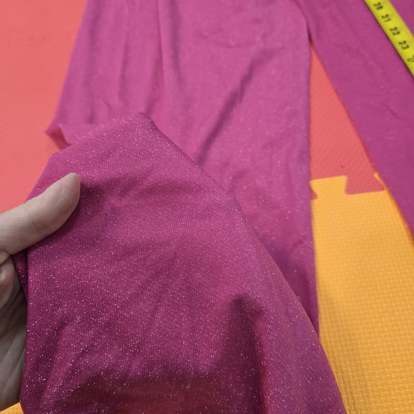 Sparkling Magenta Wide‎ Leg Palazzo Pants Size XL Pink Glitter Metallic Party... - Picture 2 of 12